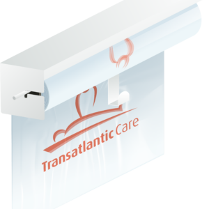 Dispensador de film protector desechable con suspensión para tabla Transaroll