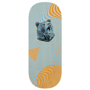 Tabla deslizante meinHOLTZ Lässig Bear 65 x 24 cm