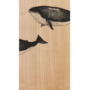 Tabla deslizante meinHOLTZ Lässig Whale 65 x 24 cm