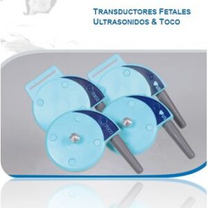 Transductores fetales de ultrasonidos compatibles Philips/HP y GE Corometrics