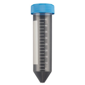 Tubo de Centrífuga Cónico 50 ml – Polipropileno Graduado 30x115 mm con Tapón de Rosca – No Estéril – Caja de 500 (GIMA 37961)