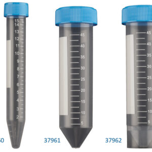 Tubo de Centrífuga Cónico 50 ml – Polipropileno Graduado 30x115 mm con Tapón de Rosca – No Estéril – Caja de 500 (GIMA 37961)
