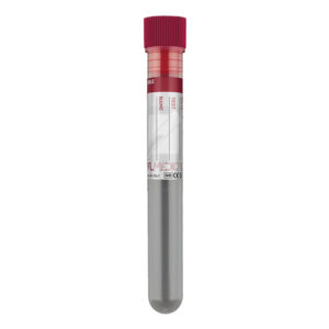 Tubo de Ensayo 5 ml Cilíndrico 12x86 mm de Polipropileno Estéril con Tapón Rojo | GIMA (Ref. 37918) – Caja de 3000 uds