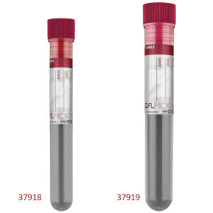 Tubo de Ensayo 5 ml Cilíndrico 12x86 mm de Polipropileno Estéril con Tapón Rojo | GIMA (Ref. 37918) – Caja de 3000 uds