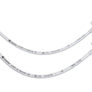Tubo Endotraqueal Sin Manguito Ø 4,5 mm | PVC Grado Médico Estéril, Ojo de Murphy, Longitud 22,5 cm (Ref. GIMA 57642) | Caja de 100 uds
