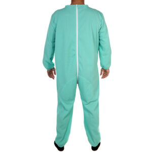 Tuta Antimanipulación Reutilizable para Paciente Premium (GIMA) – Prevención de Automanipulación, Cierre Posterior con Cremallera, 100% Poliéster, Tallas S-M-L-XL (Ref. GM36730-F)