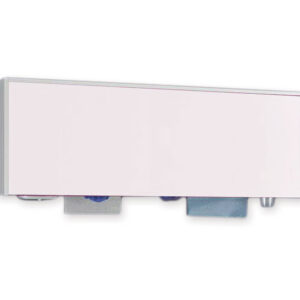 Unidad de pared multiusos GIMA estándar | Organizador modular de dispensadores para consulta (blanco) - GM45290-F
