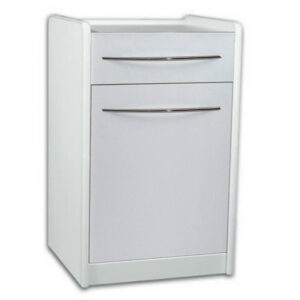 Unidad Móvil con Lavabo GIMA Mobile Space GE4LP 49 cm | Mueble Técnico Rodante para Consulta Médica, Fisioterapia y Estética | Blanco