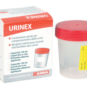 URINE CONTAINER 120 ml in single box - sterile