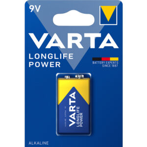 VARTA ALKALINE BATTERIES - 9V