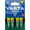 VARTA POWER PLAY RECHARGEABLE BATTERIES - stilo "AA"