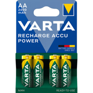 VARTA POWER PLAY RECHARGEABLE BATTERIES - stilo "AA"