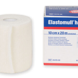 Venda cohesiva elástica de fijación Elastomull® Haft 20 m x 8/10 cm – GIMA (BSN/Essity)