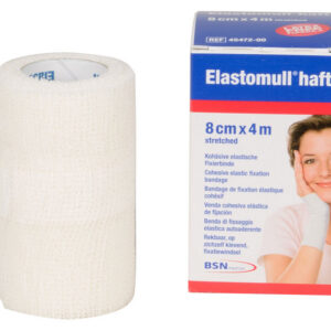 Venda cohesiva elástica de fijación Elastomull® Haft 4 m x 6 cm - GIMA | Caja de 10 unidades (GM59211)