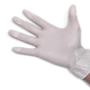 VINYL GLOVES - POWDER FREE ELASTICISED