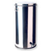 WASTE BIN 70 l with pedal - stainless steel