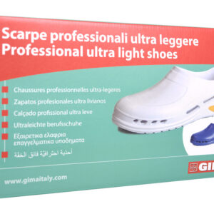 Zapatillas sanitarias ultraligeras GIMA ULTRA LIGHT SHOES – Calzado de trabajo EN ISO 20347 (A E SRC), antideslizante y lavable – Tallas 34-47